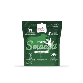 SYTA MICHA MINI SMACZKI DLA PSA Z JAGNIĘCINY 60G
