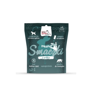 SYTA MICHA MINI SMACZKI DLA PSA Z KRÓLIKIEM 60G