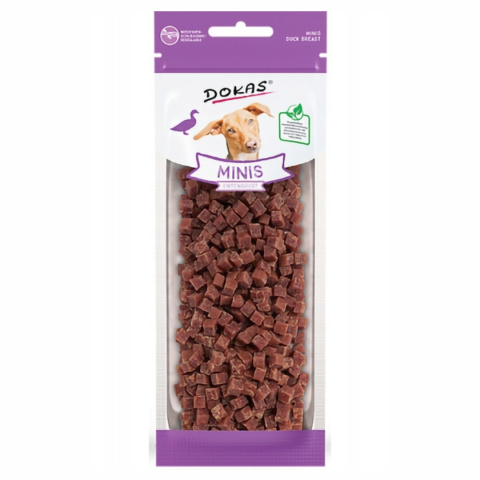 DOKAS MINIS KACZKA 70 gram smaczki dla małego pieska DOKAS MINIS KACZKA 70 gram smaczki dla małego pieska