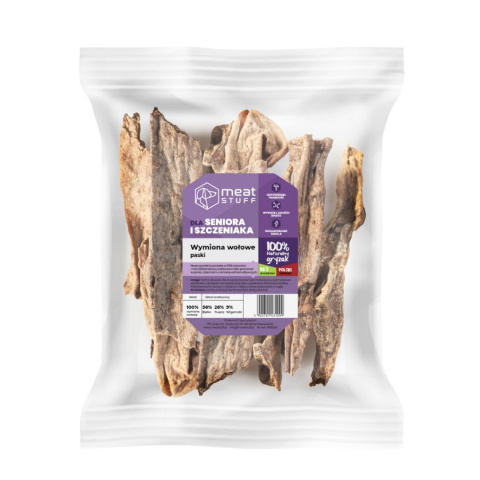 MEATSTUFF WYMIONA WOŁOWE PASKI 100 g MEATSTUFF WYMIONA WOŁOWE PASKI 100 g