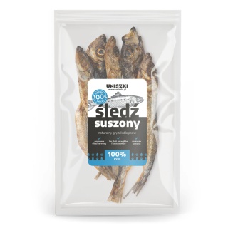 UNISZKI Śledzie suszone dla psa 50g