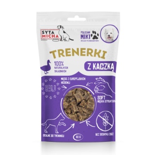 Syta Micha TRENERKI z kaczką dla psa 80g