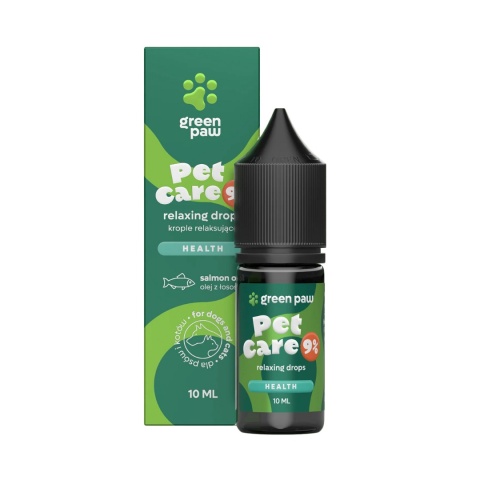 Pet Care Klasyczne krople na wyciszenie psów  green paw cbd 9%