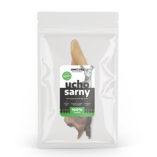 UNISZKI Suszone Ucho Sarny dla psa 1szt