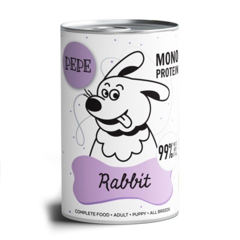 KARMA MOKRA PEPE RABBIT (KRÓLIK) 400g KARMA MOKRA PEPE RABBIT (KRÓLIK) 400g