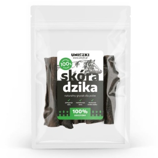 UNISZKi - Skóra dzika dla psa 100g