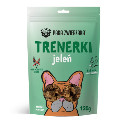 PAKA ZWIERZAKA TRENERKI Z JELENIA 120g PAKA ZWIERZAKA TRENERKI Z JELENIA 120g