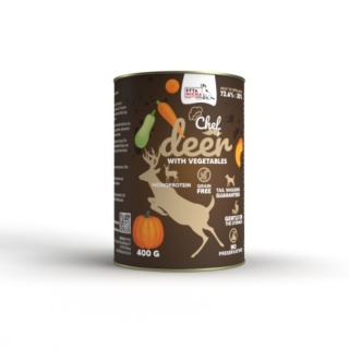 Syta Micha Mokra karma dla psa Jeleń z warzywami 400g