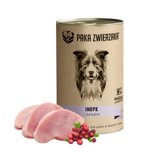 PAKA ZWIERZAKA KARMA MOKRA INDYK I ŻURAWINA (400G)