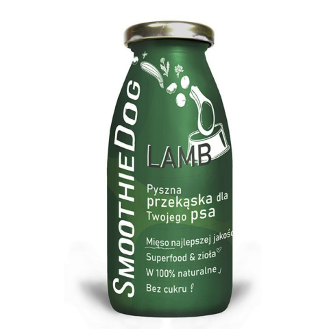 SmoothieDog Lamb - smoothie dla psa jagnięcina z warzywami (250ml SmoothieDog Lamb - smoothie dla psa jagnięcina z warzywami (250ml