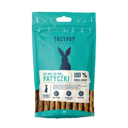 TRZYPSY - PATYCZKI KRÓLIK dla psa 70g
