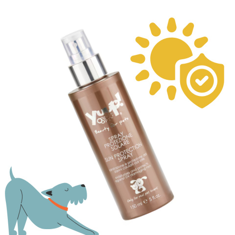 Yuup! Home Sun Protection Spray 150ml - preparat z filtrem UV chroniący przed słońcem, solą i chlorem pieskobox Yuup! Home Sun Protection Spray 150ml - preparat z filtrem UV chroniący przed słońcem, solą i chlorem pieskobox