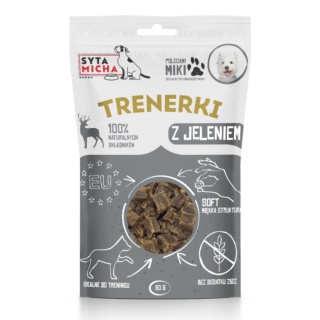 Syta Micha TRENERKI z jeleniem dla psa 80g