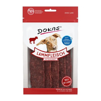 DOKAS - Miękkie paski dla psa jagnięcina 70g