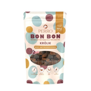 Perro BON BON Królik Odporność – funkcyjne przysmaki dla psa 80g