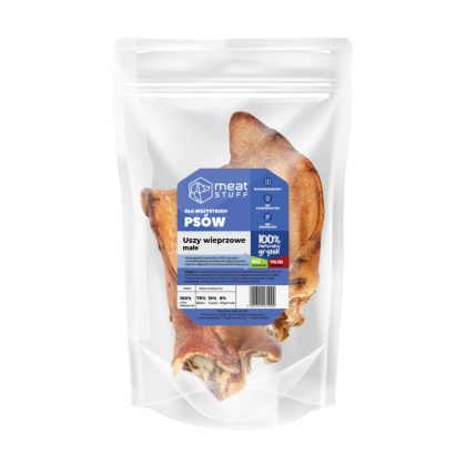 Meat Stuff - Ucho wieprzowe małe dla psa 2szt