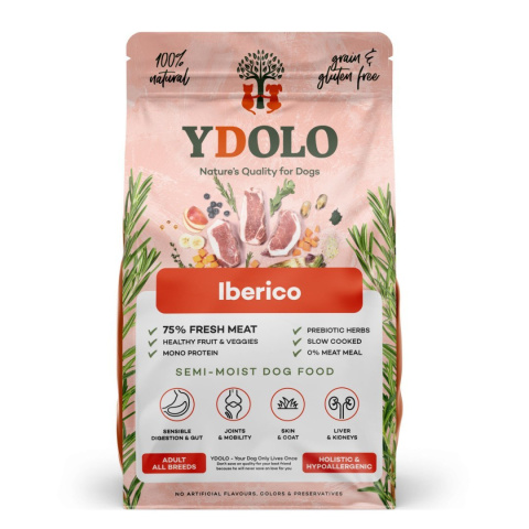 YDOLO Iberico - wieprzowina Iberico - karma półwilgotna dla psa (2,5kg) YDOLO Iberico - wieprzowina Iberico - karma półwilgotna dla psa (2,5kg)