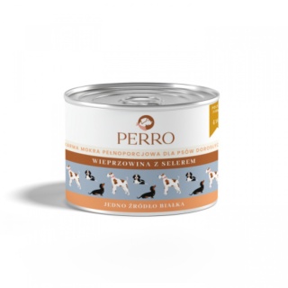 PERRO - Karma mokra Wieprzowina z selerem 410g
