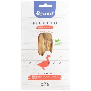 Record - filet z kaczki dla psa gotowany na parze - 25g