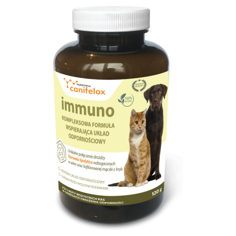 Canifelox Immuno Dog&Cat 120g - preparat wspierający odporność psa Canifelox Immuno Dog&Cat 120g - preparat wspierający odporność psa