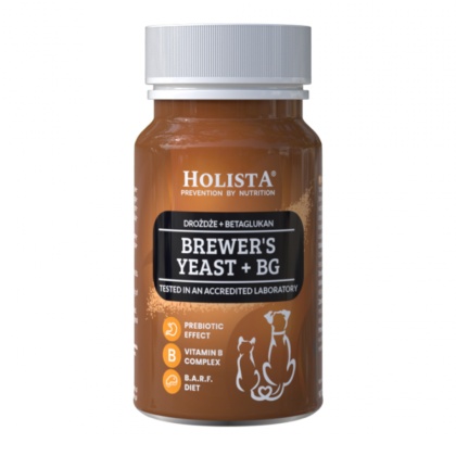 Holista - Drożdże browarnicze + betaglukan 90 tabletek dla psa