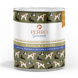 PERRO - Karma mokra Kangur z dynią dla psa 800g