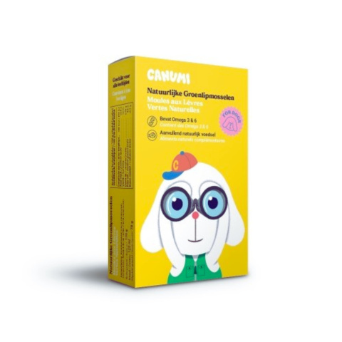 CANUMI - omułek zielonowargowy w puszce dla psa 100g CANUMI - omułek zielonowargowy w puszce dla psa 100g