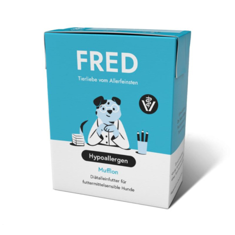 FRED VET Hypoallergen – Hipoalergiczna Karma mokra dla Psa z Muflonem 390g
