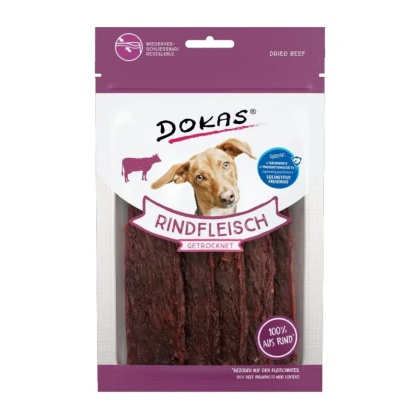DOKAS - Miękkie paski dla psa polędwica wołowa 70g