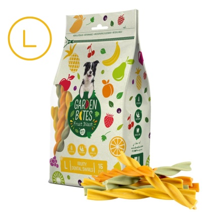 Garden Bites - Fruity Dental Swirls "L" 15 szt.
