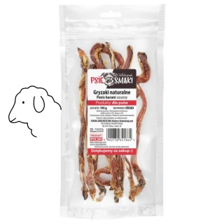 Psie Smaki - Suszone Penisy Baranie dla psa 100g