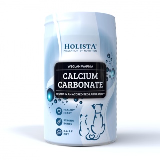 Holista - Węglan wapnia dla psa i kota (Calcium Carbonate) 250g
