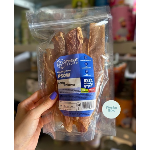 MEAT STUFF - Aorta wołowa 150g (Naturalny gryzak dla psa) MEAT STUFF - Aorta wołowa 150g (Naturalny gryzak dla psa)