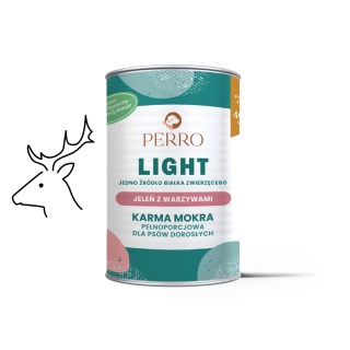Perro - Karma mokra Light Jeleń z warzywami 400g
