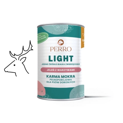 Perro - Karma mokra Light Jeleń z warzywami 400g