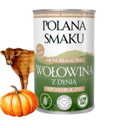 Polana Smaku - Wołowina z dynią karma mokra dla psa 400g