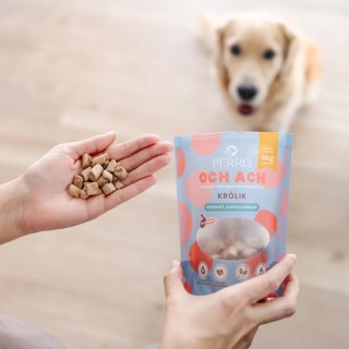 Perro - OCH ACH Liofilizowane Przysmaki z Królika 40g