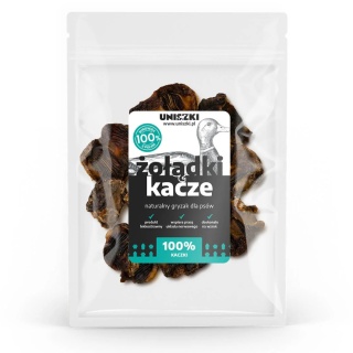 Uniszki - Suszone kacze żołądki dla psa 150g