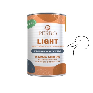 Perro - Karma mokra Light Kaczka z warzywami 400g