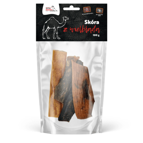 Syta Micha - Suszona Skóra Z Wielbłąda dla psa 100g