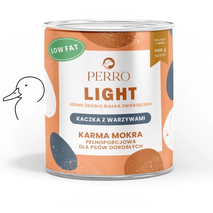 Perro - Karma mokra Light Kaczka z warzywami 800g