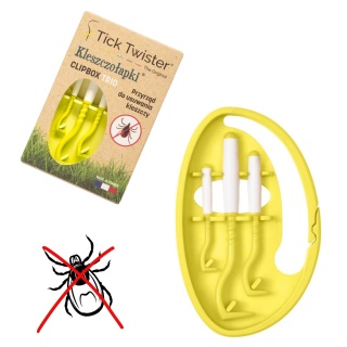 Tick Twister Clip - Kleszczołapki w pudełeczku 3szt (Zielone)