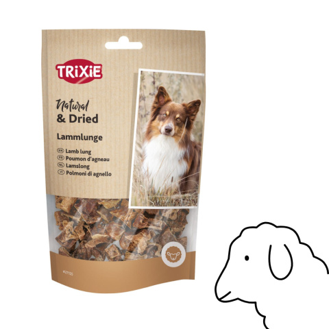 Trixie suszone Płuca jagnięce dla psa 80g