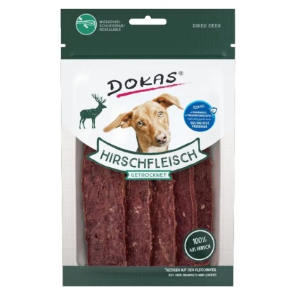 DOKAS - Miękkie paski dla psa jeleń 60g