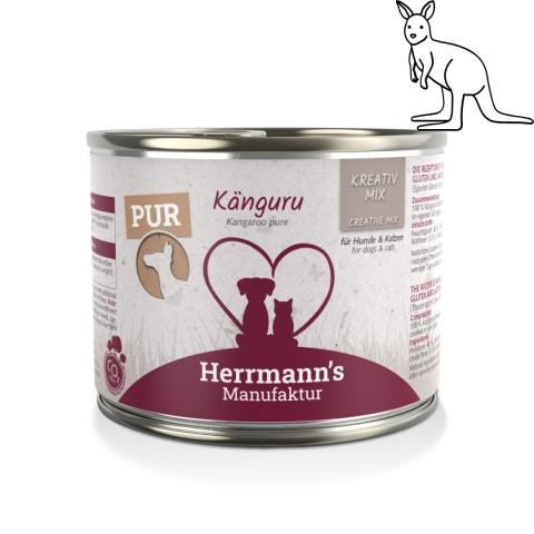 HERRMANN'S MANUFAKTUR Kreativ Mix Kanguru Pur - 100% kangur (200g)