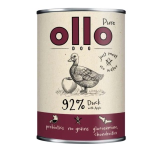 Ollo - karma mokra dla psa Kaczka z Jabłkiem 400g