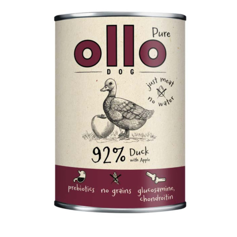 Ollo – karma mokra dla psa Kaczka z Jabłkiem 400g Ollo – karma mokra dla psa Kaczka z Jabłkiem 400g