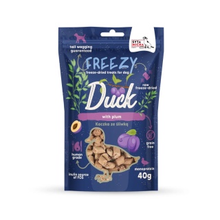 SYTA MICHA FREEZY – Kaczka ze Śliwką i Tymiankiem Liofilizowane Przysmaki dla Psa 40g