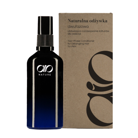 AIO Nature - Naturalna odżywka dwufazowa ułatwiająca rozczesywanie kołtunów dla zwierząt 100ml AIO Nature - Naturalna odżywka dwufazowa ułatwiająca rozczesywanie kołtunów dla zwierząt 100ml