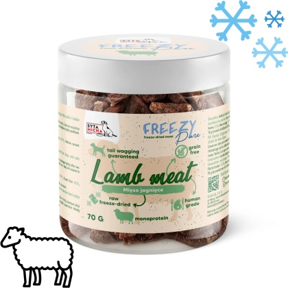 SYTA MICHA FREEZY Pure – 100% liofilizowane mięso JAGNIĘCE dla psa 70g